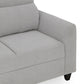 Zivo Plus Cloudy Gray Fabric Sofa Set