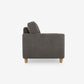 Utopia Grey Fabric 2 Seater Sofa