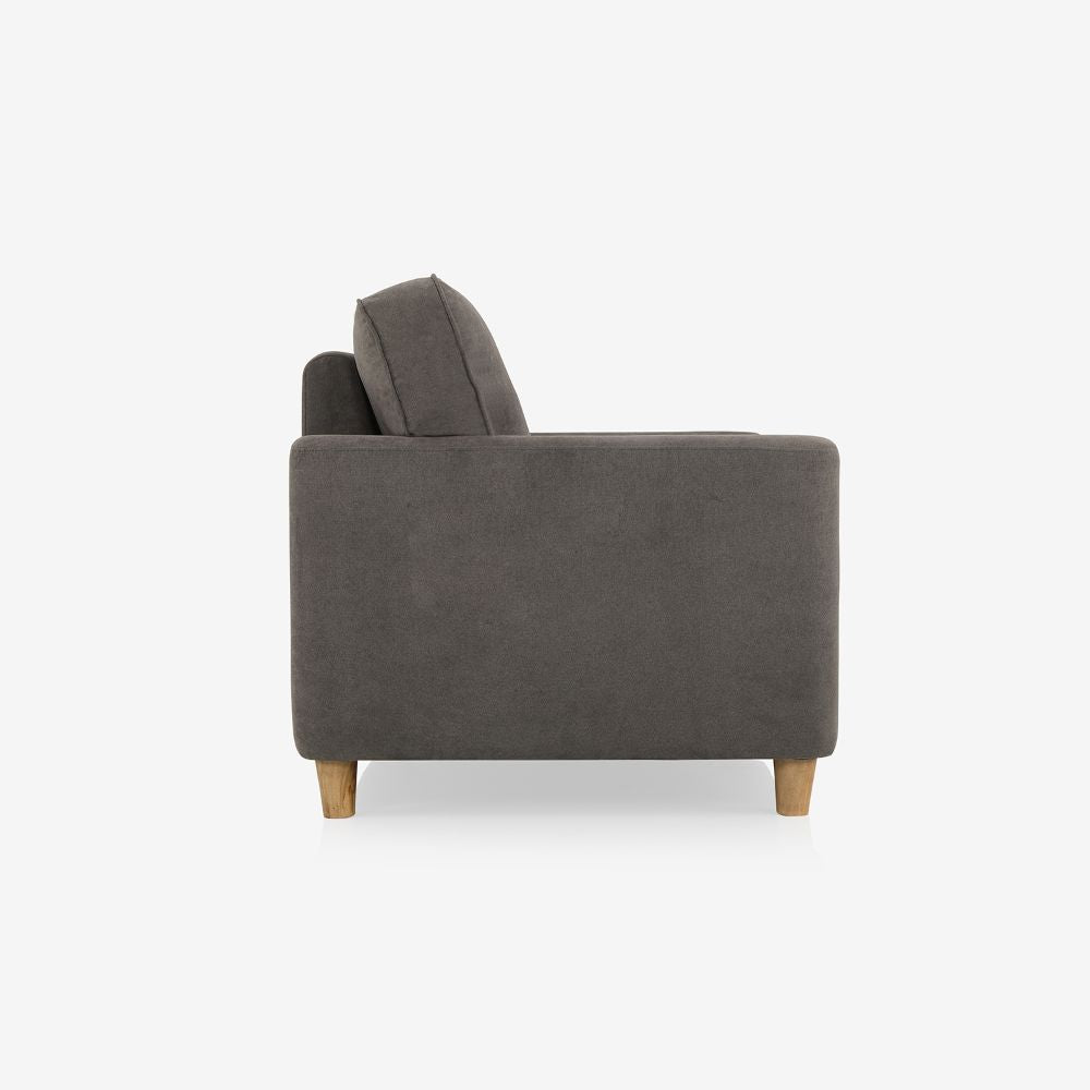 Utopia Fabric Sofa | 2 seater | Grey |  Duroflex Furniture