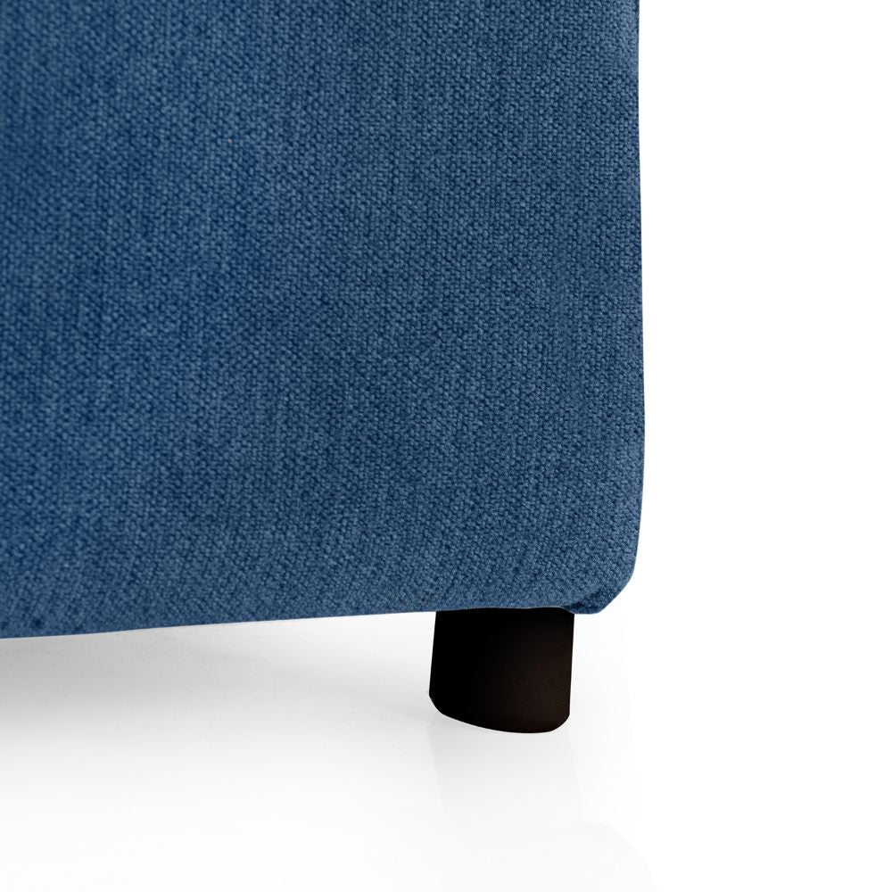 Twilight Blue Ottoman