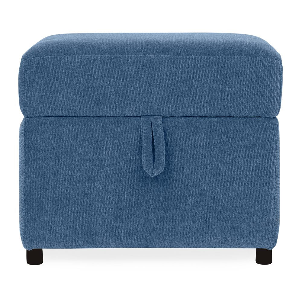 Twilight Blue Ottoman