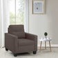 Ease Saddle Brown Fabric Sofa