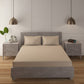 Frappe 100% Cotton 300 TC Satin Bedsheet Set