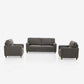 Utopia Grey Fabric Sofa