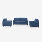 Utopia Blue Fabric Sofa