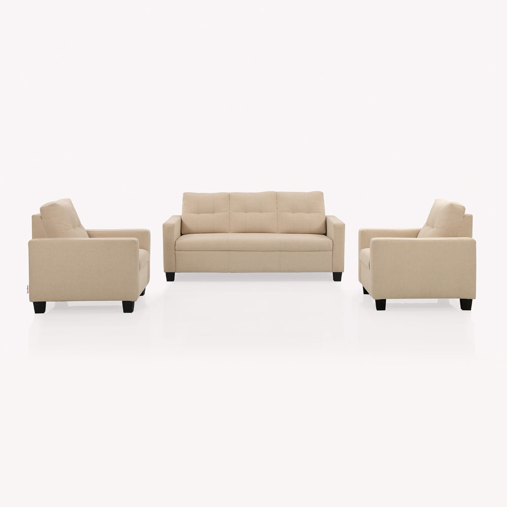 Ease Beige Fabric Sofa