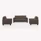 Ease Saddle Brown Fabric Sofa