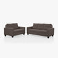 Ease Saddle Brown Fabric Sofa