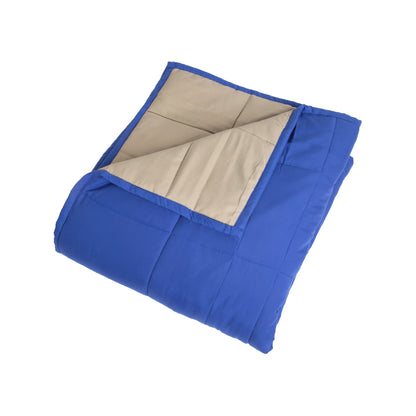 Snug Comforter (100x90 Inch), King - Blue & Grey
