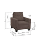 Ease Saddle Brown Fabric Sofa