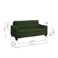 Ease Green Fabric Sofa