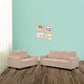 Ease Beige Fabric Sofa