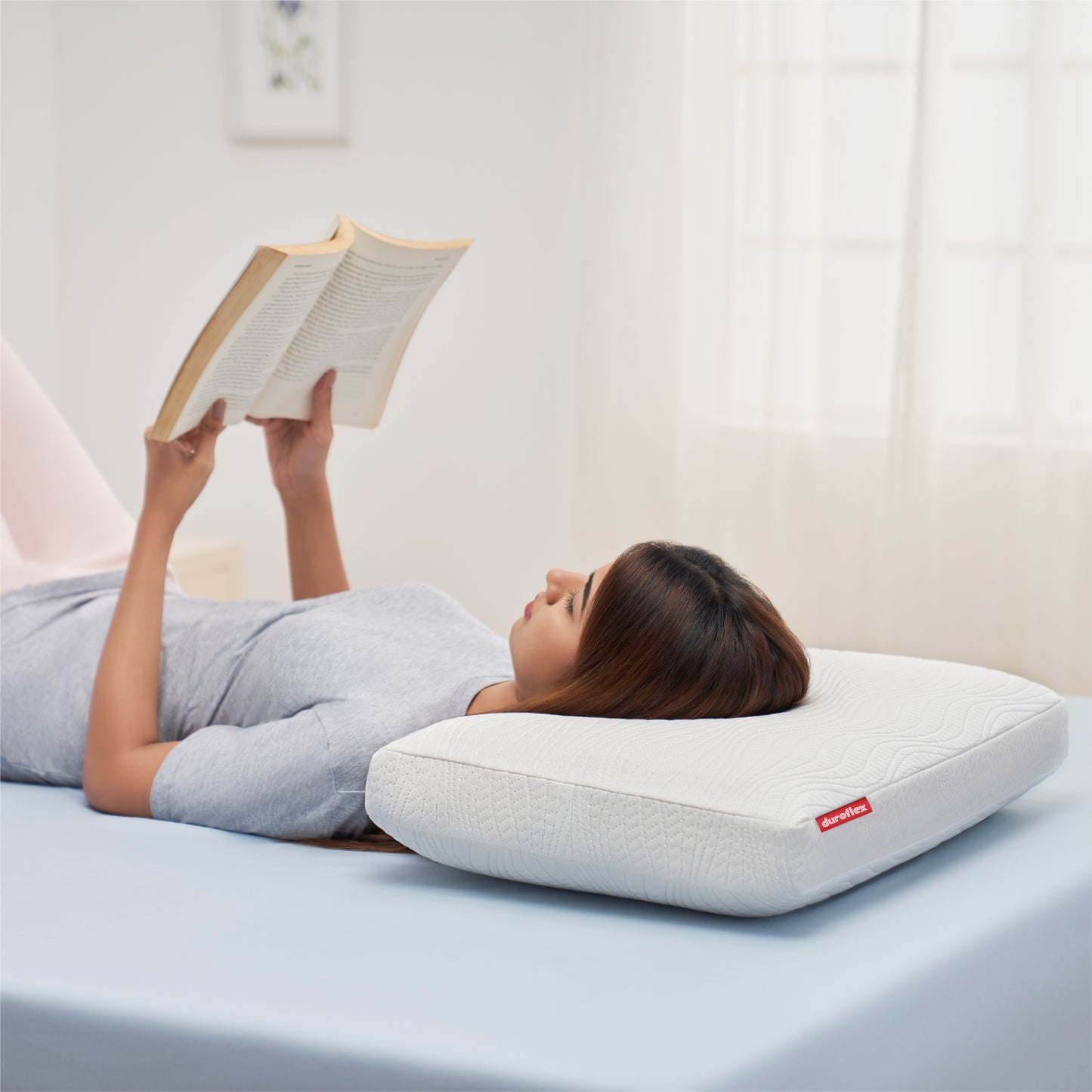 Duroflex Neck Balance Memory Foam Orthopedic Support Pillow