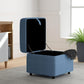 Twilight Blue Ottoman