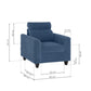 Zivo Plus Twilight Blue Fabric Sofa Set